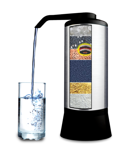 UltraStream Alkaline Water Filter Cutaway