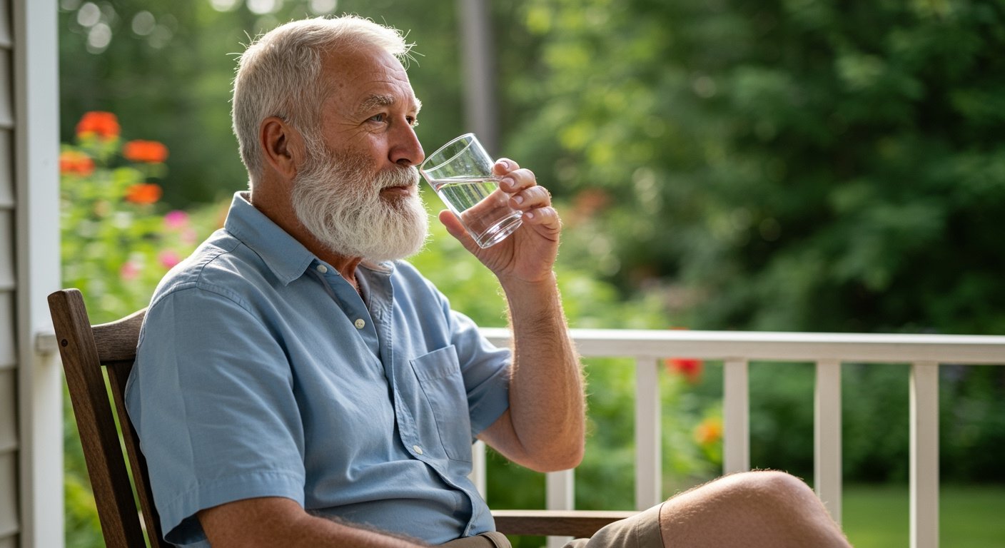 ​“Aging isn’t the distance from birth. It’s the distance from death.” cover